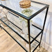 Glass Console Table - 3 Tier