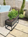 Metal Standing Planter Low