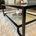 Glass Metal Coffee Table