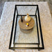Glass Metal Coffee Table