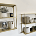 Gold Metal Wall Shelf Large