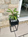 Metal Standing Square Planter Tall