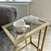 Glass Sofa Side End Table