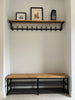 Oak Shelf Coat Rack