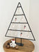 Christmas Tree - Standing Metal Ornament Decoration Table Top