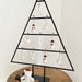 Christmas Tree - Standing Metal Ornament Decoration Table Top