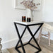 Twisted Marble Top Side End Table