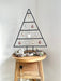 Christmas Tree - Standing Metal Ornament Decoration Table Top