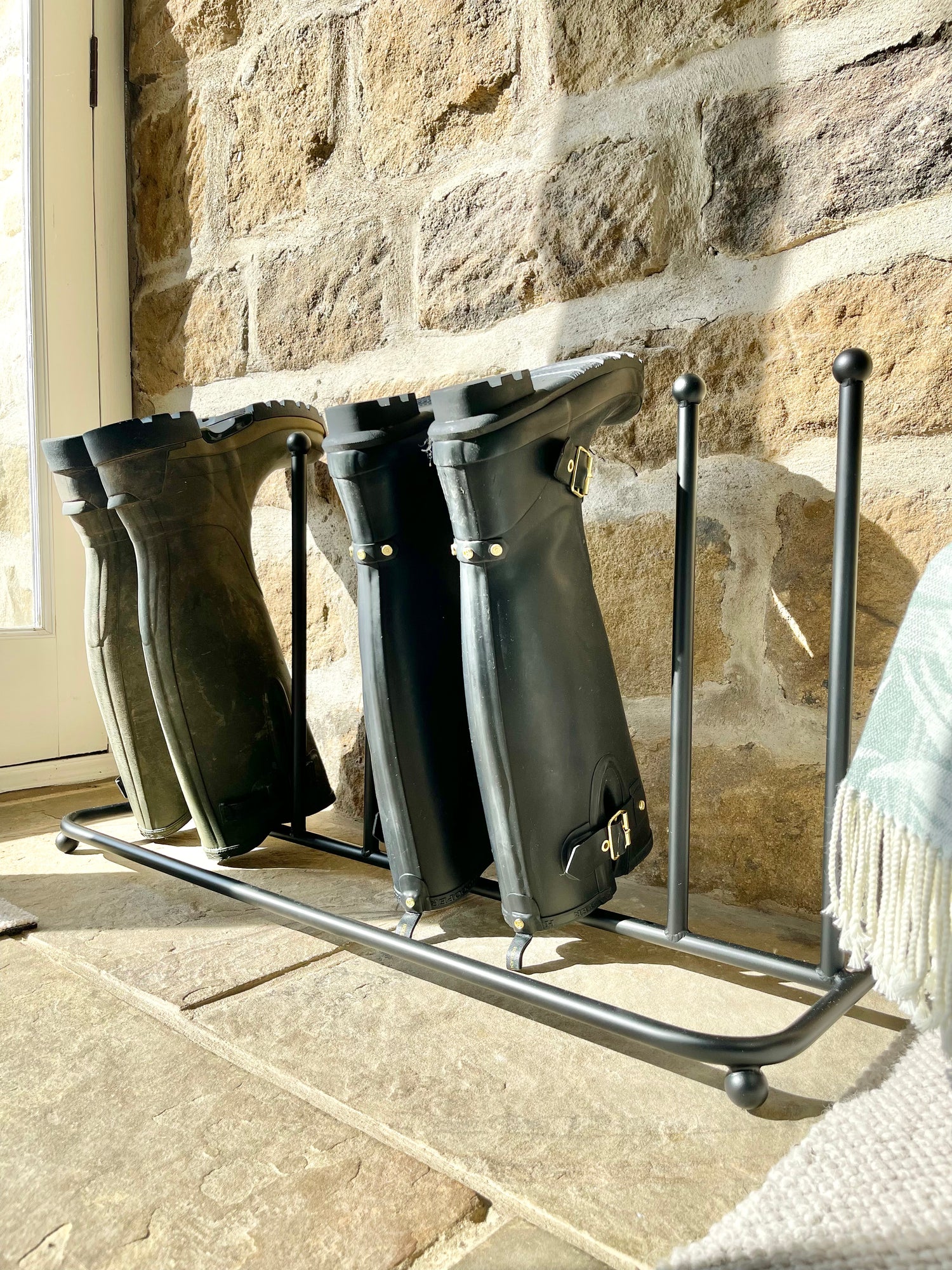 Boot stand outdoor sale